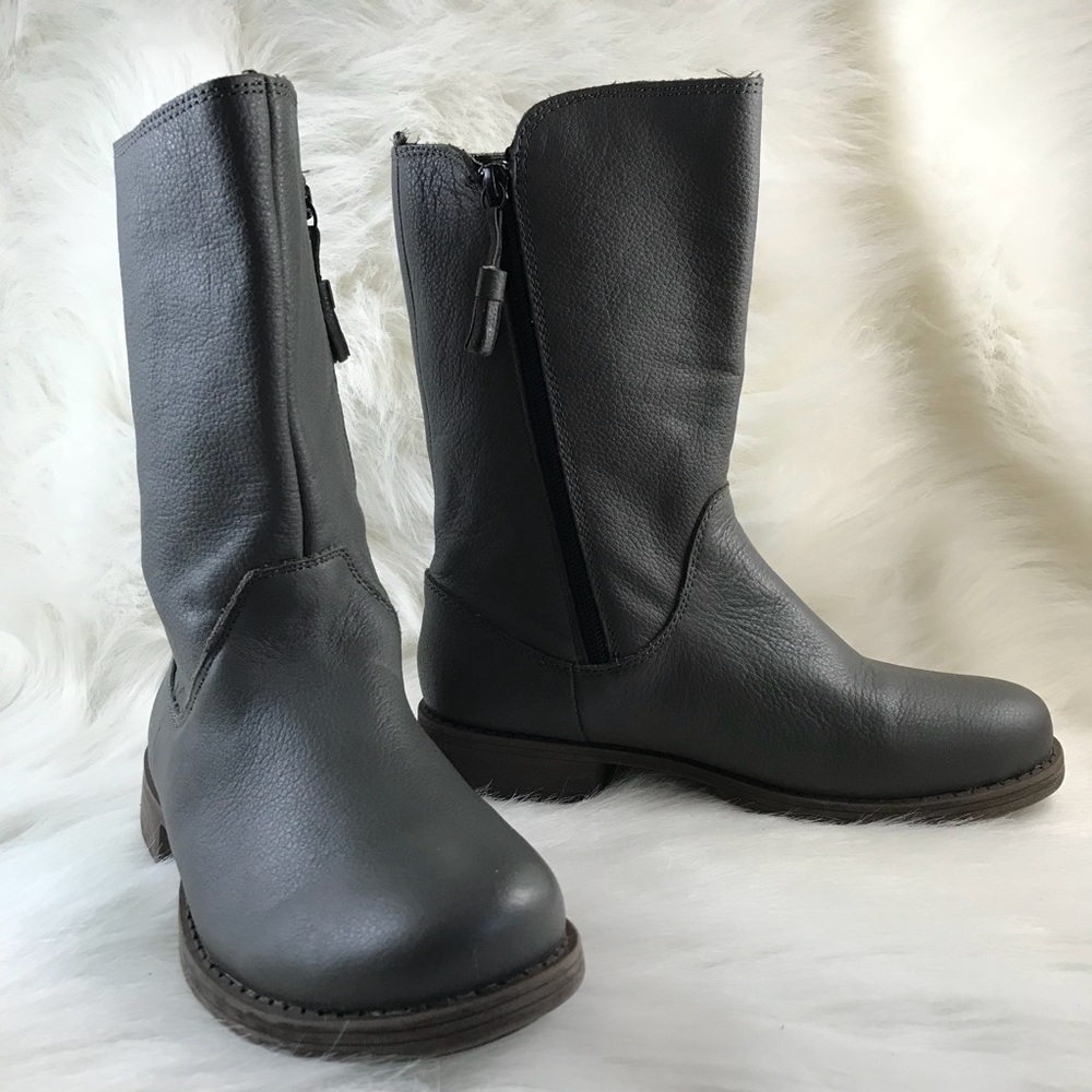Skechers Leverages- Authorize Black Boots Sz 6